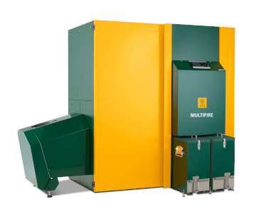 Bild kwb multifire flis- och pelletspanna