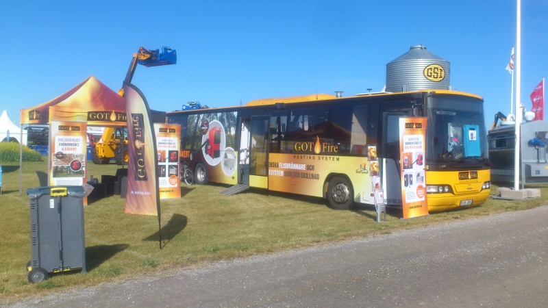 Bild vår utställningsbuss 